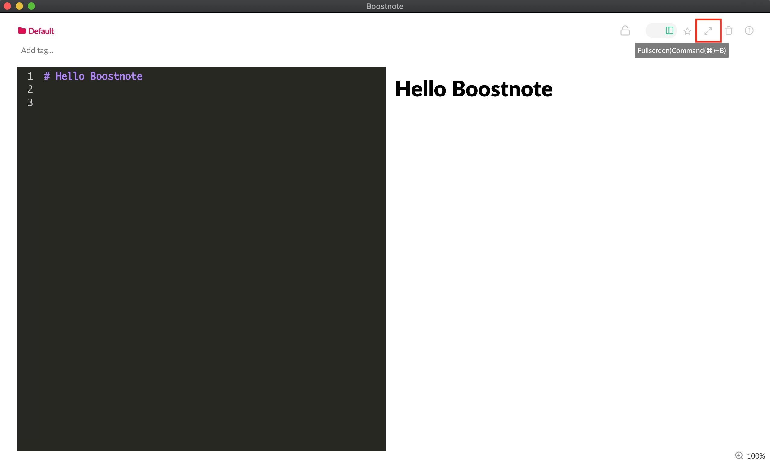 boostnote markdown