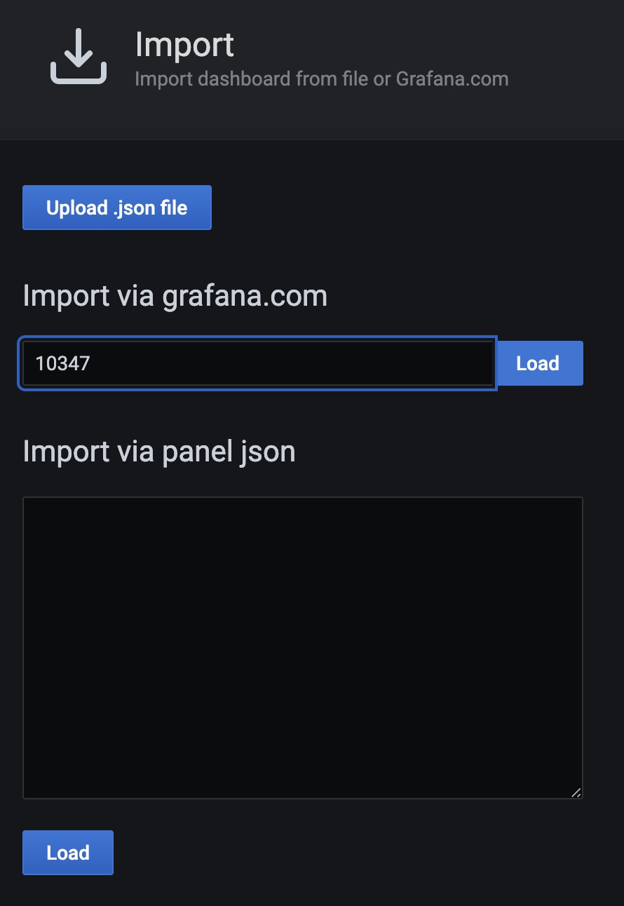 Import Dashboard